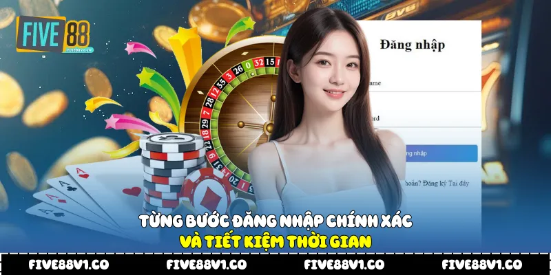 Từng bước đăng nhập chính xác và tiết kiệm thời gian